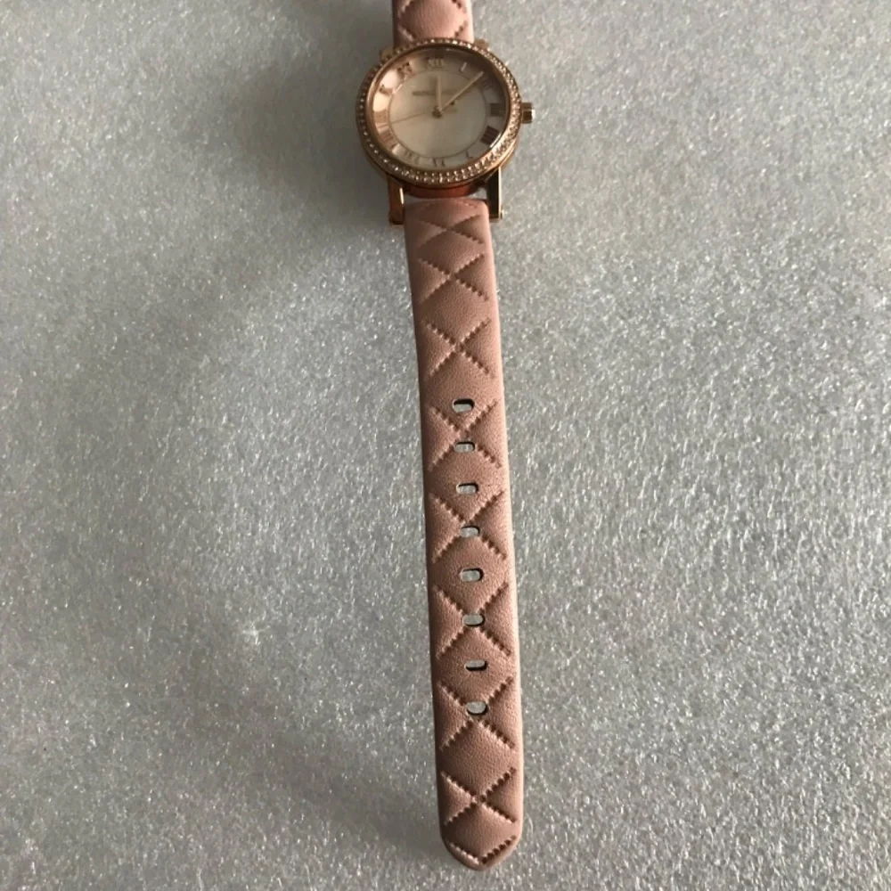 Michael Kors Petite Norie Pave Rose Gold Tone Mother of Pearl Dial Ladies Watch